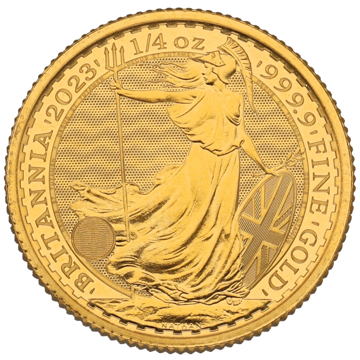 24ct Gold Queen Elizabeth II 1/4 OZ Britannia Coin 2023