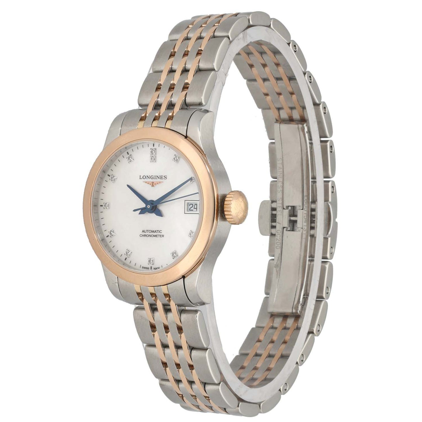 Longines Record L2.320.5 26mm Bi-Colour Watch