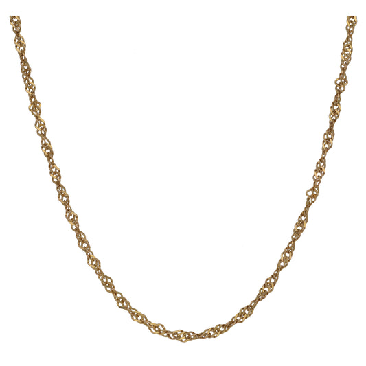 9ct Gold Singapore Chain 18"