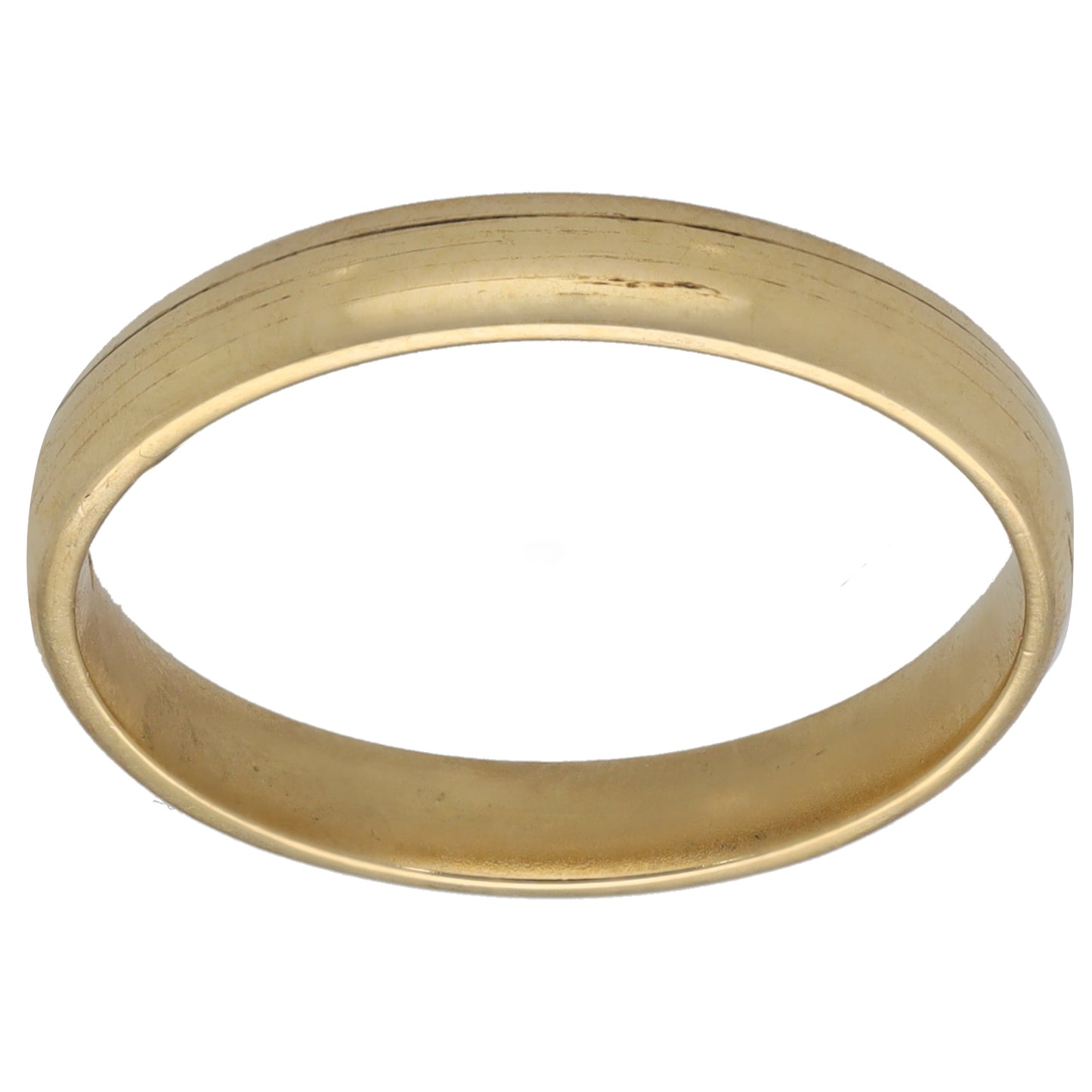 18ct Gold Plain Wedding Ring Size O