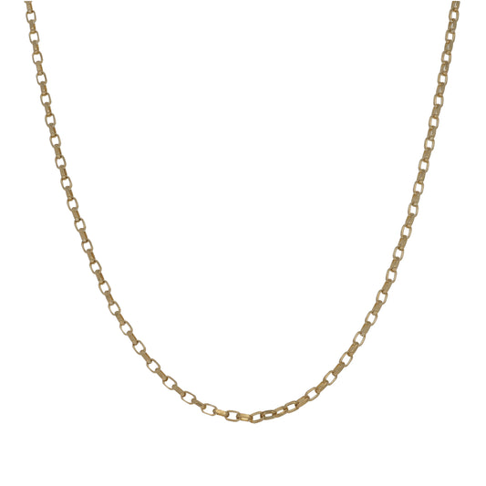 9ct Gold Belcher Chain 14"