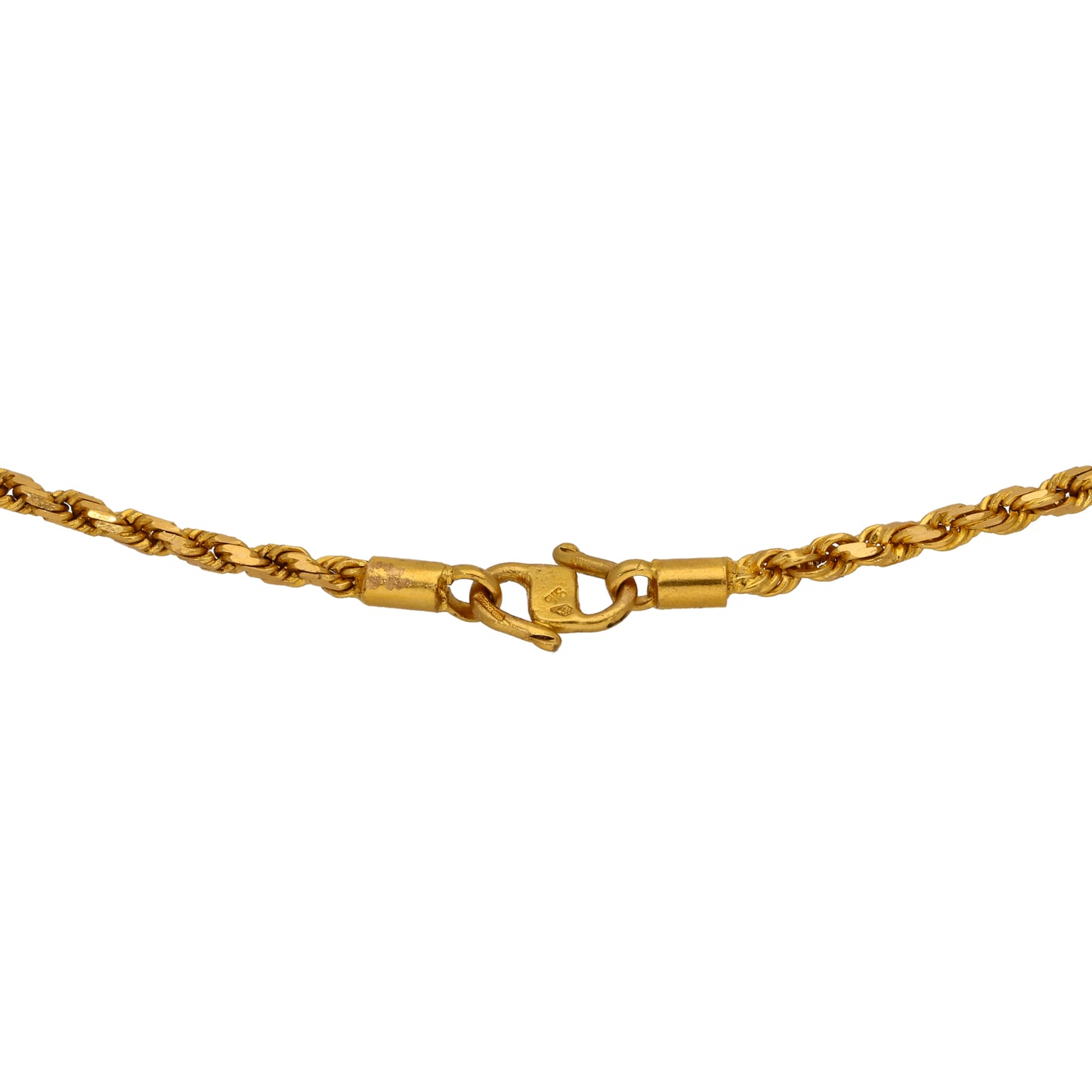 22ct Gold Rope Chain 22"