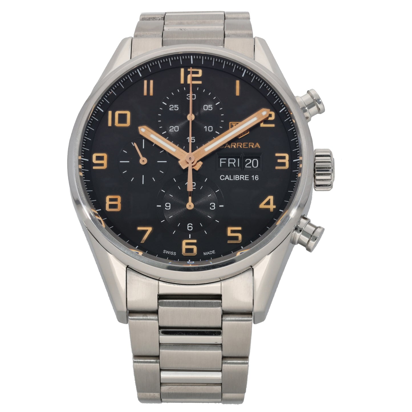 Tag Heuer Carrera CV2A1AB 43mm Stainless Steel Watch