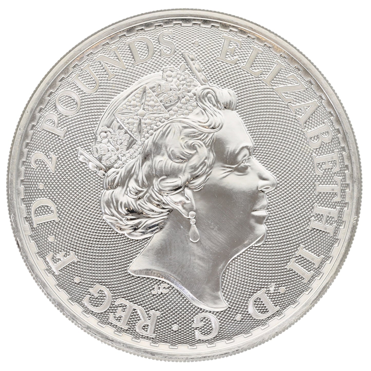 Fine Silver Queen Elizabeth II 1 OZ Britannia Coin 2021