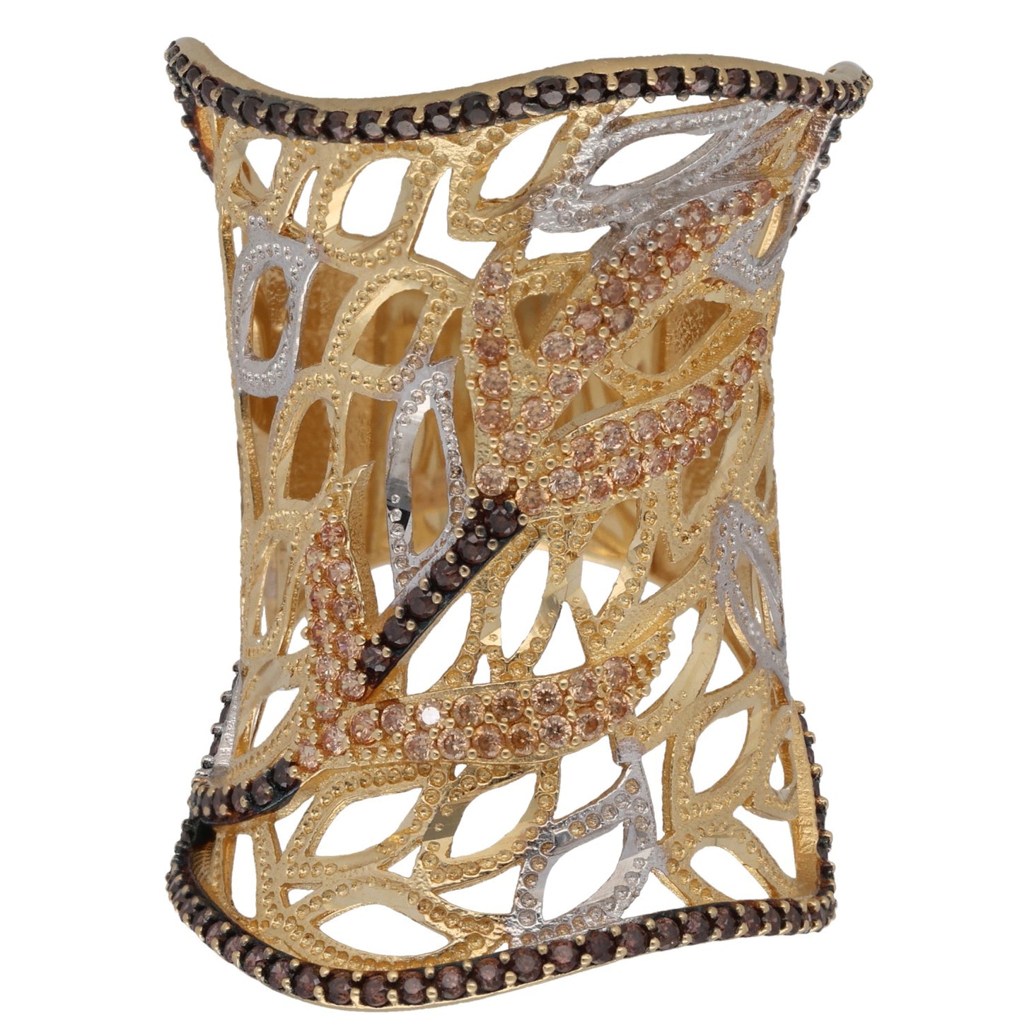 14ct Gold Imitation Dress/Cocktail Ring Size O
