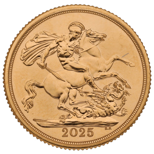 22ct Gold King Charles III Full Sovereign Coin 2025