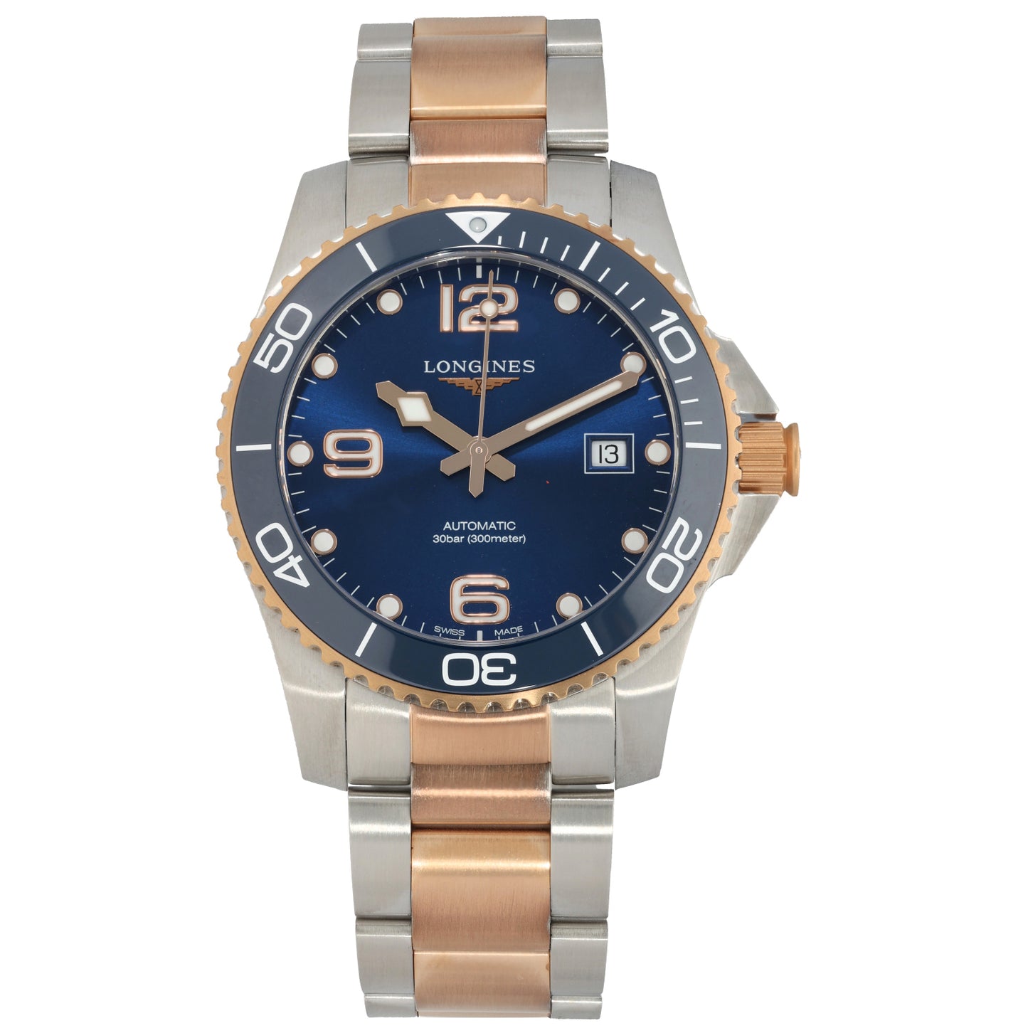 Longines Hydro Conquest L3.781.3.78.9 41mm Bi-Colourl Watch