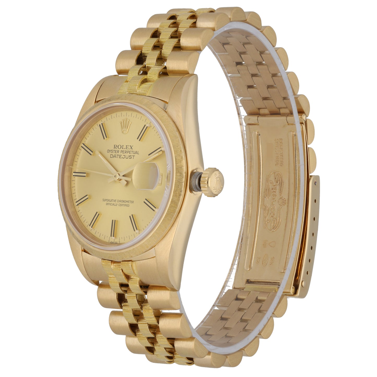 Rolex Datejust 16078 36mm Gold Watch