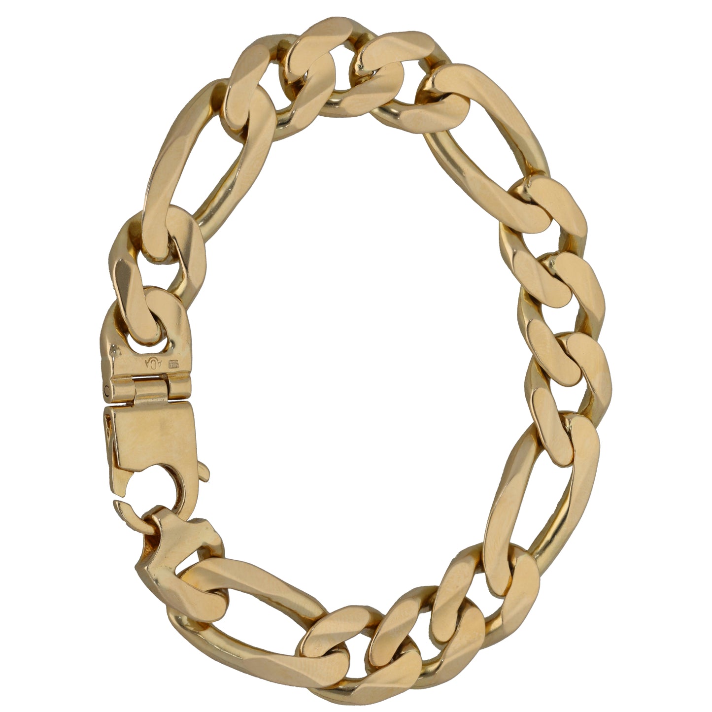9ct Gold Figaro Bracelet