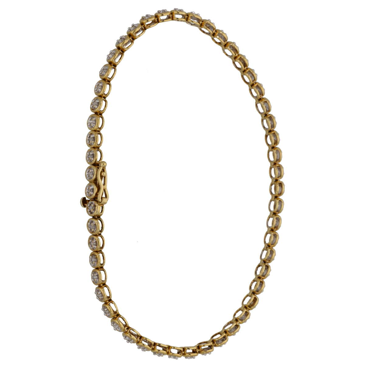 9ct Gold 0.51ct Diamond Line/Tennis Bracelet
