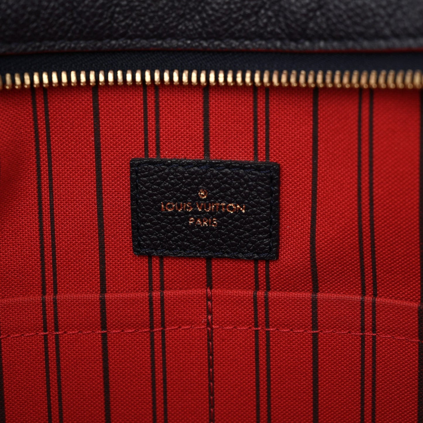 Louis Vuitton Boetie MM Monogram Empreinte Leather Bag - Marine Rouge