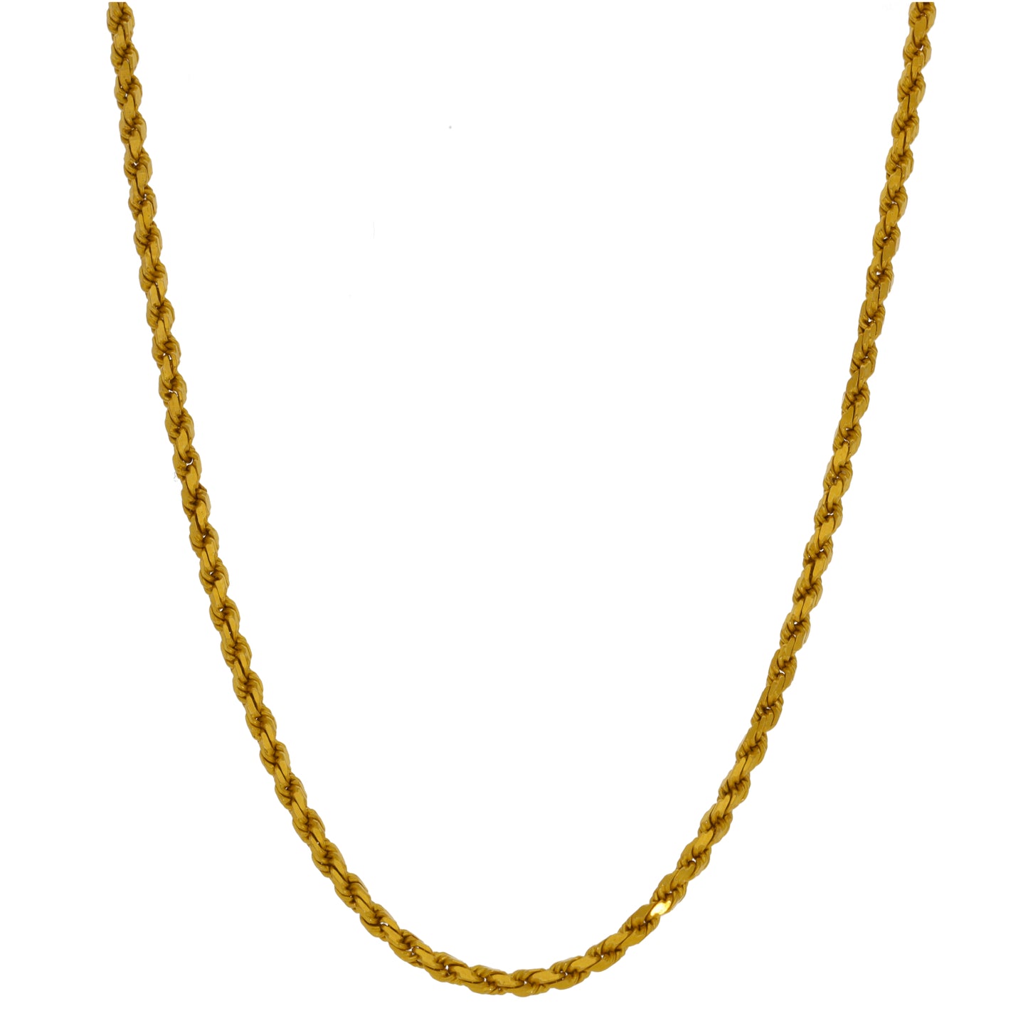 22ct Gold Rope Chain 24"