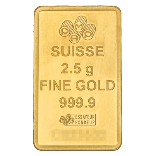 24ct 2.5g Gold Bar