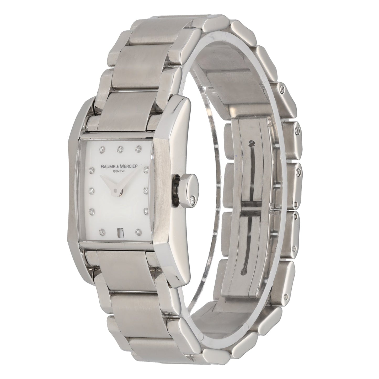 Baume Et Mercier Hampton 65488 22mm Stainless Steel Watch