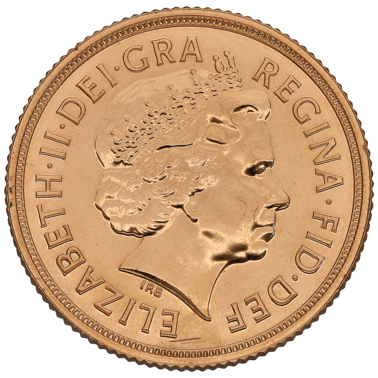 22ct Gold Queen Elizabeth II Full Sovereign Coin 2013