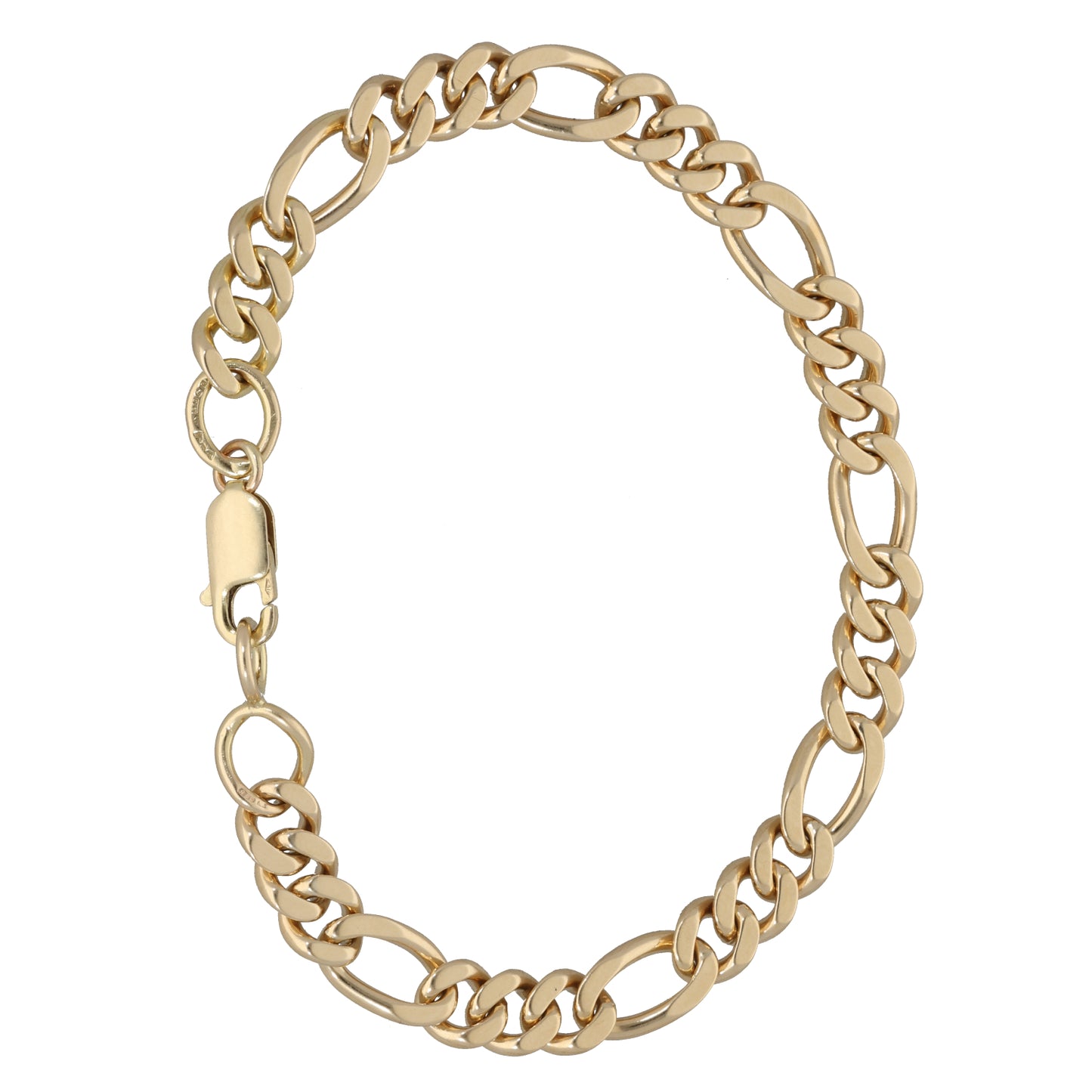 9ct Gold Figaro Bracelet