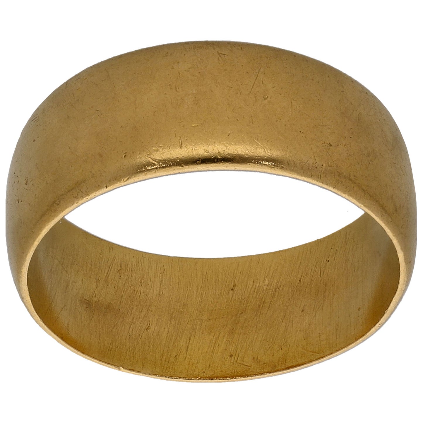22ct Gold Plain Wedding Ring Size N