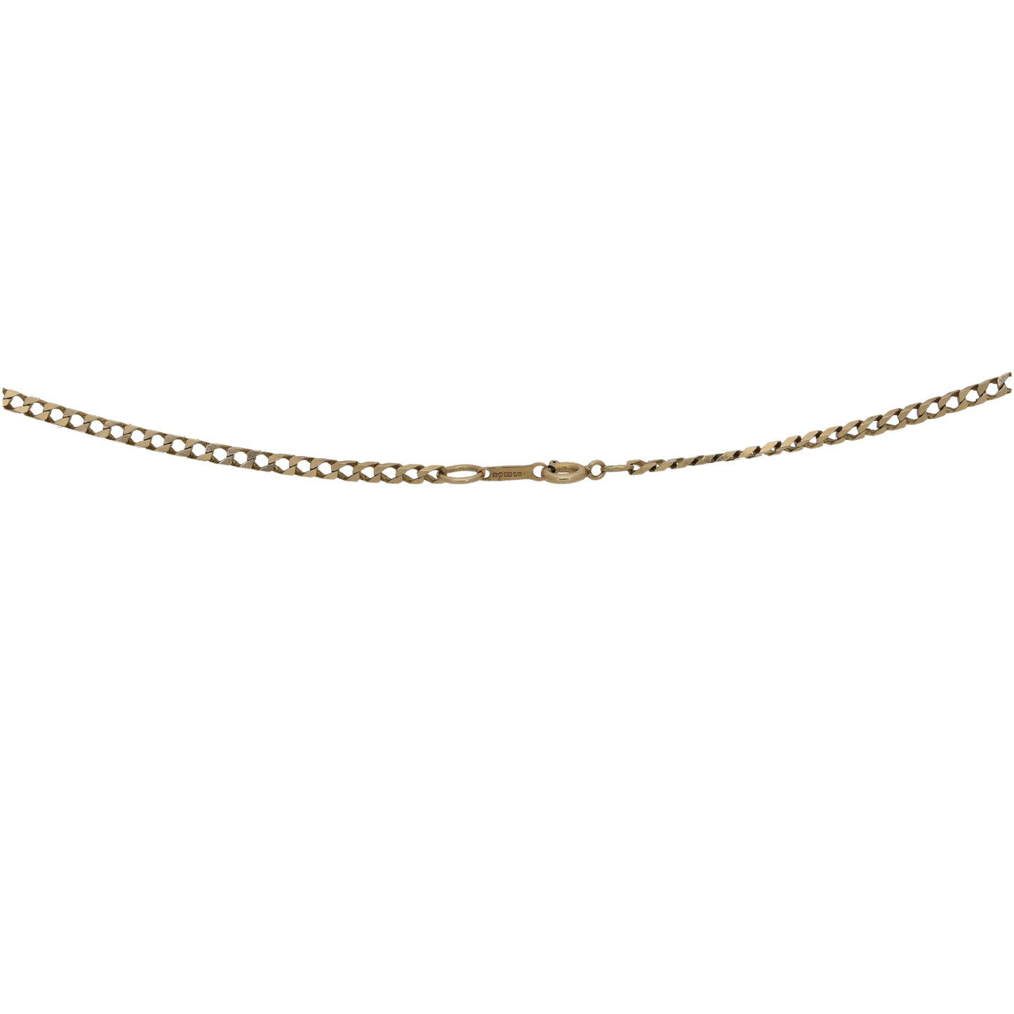 9ct Gold Curb Chain 20"