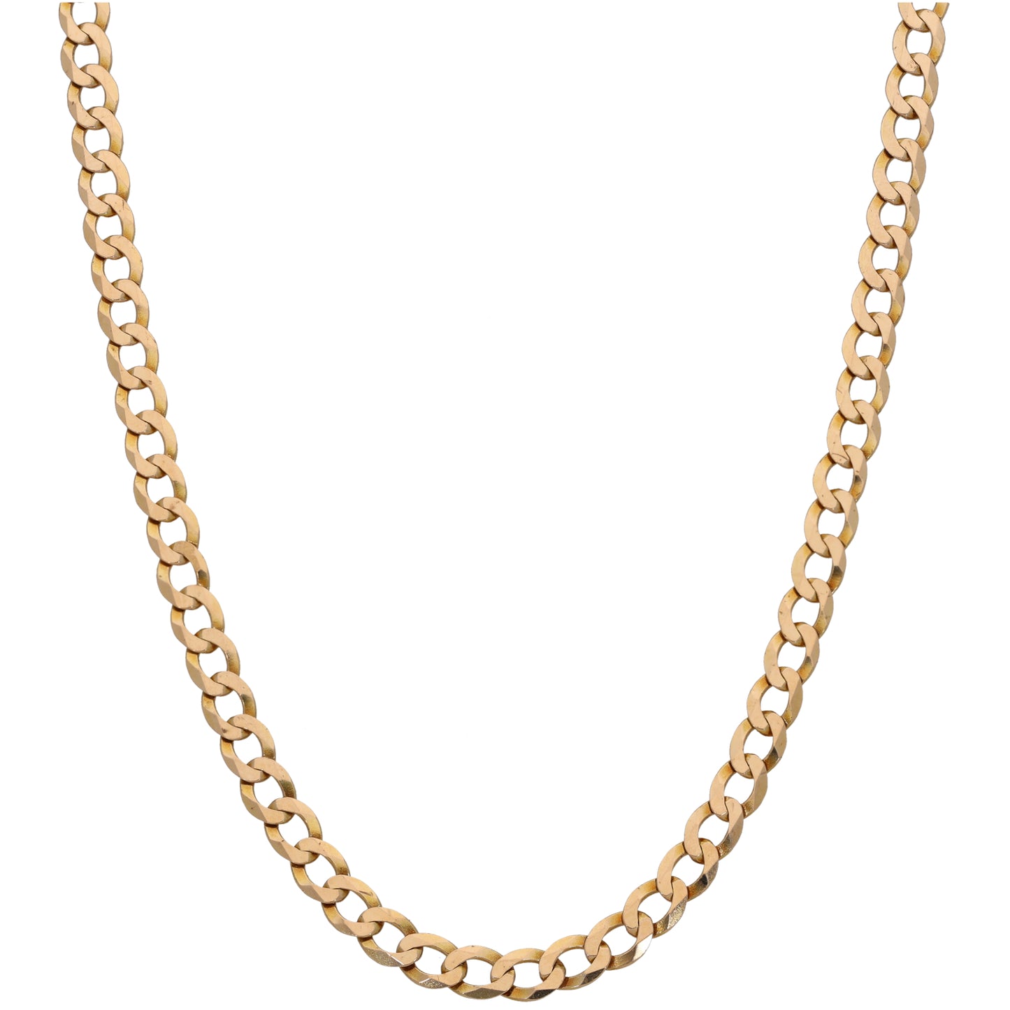 9ct Gold Curb Chain 20"