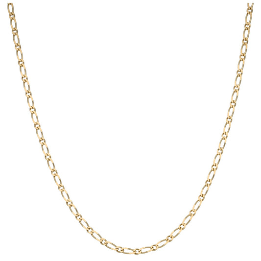 9ct Gold Figaro Chain 16"