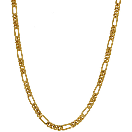 22ct Gold Figaro Chain 26"