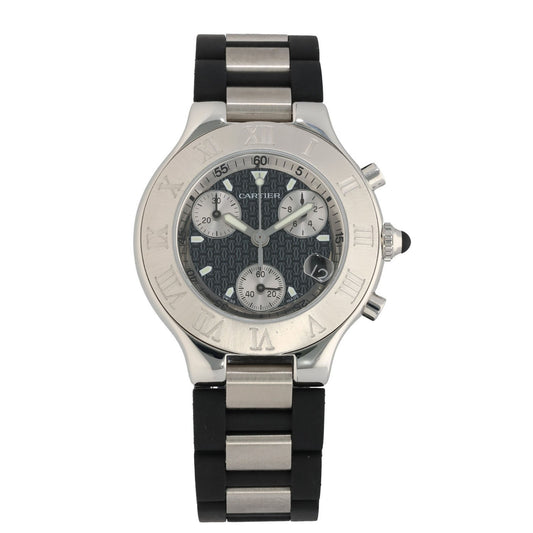 Cartier Must 21 W10125U2 38mm Stainless Steel Watch