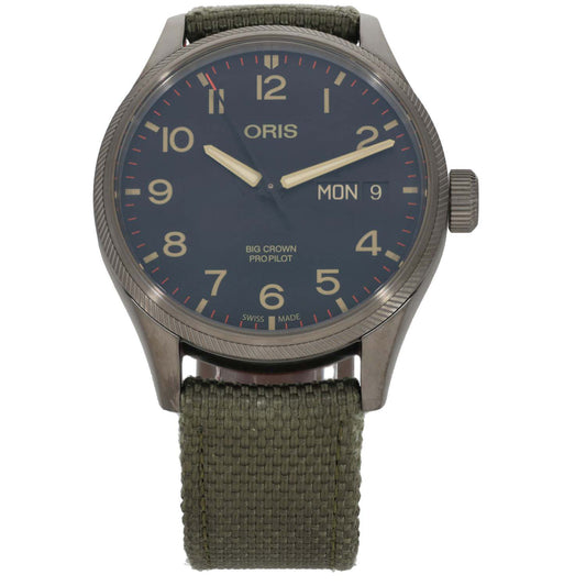 Oris Big Crown ProPilot 752 7698 4274 45mm PVD Stainless Steel Watch