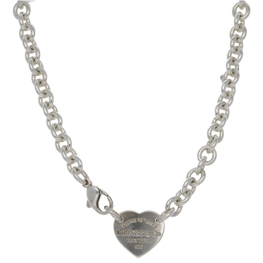 Sterling Silver Tiffany Chain/Necklace 14"