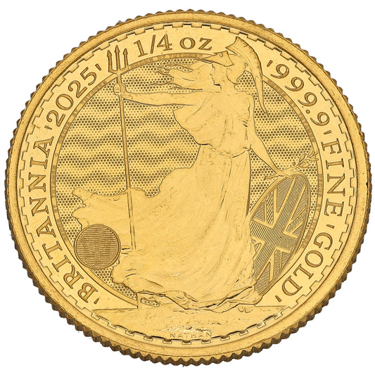 24ct Gold King Charles III 1/4 OZ Britannia Coin 2025