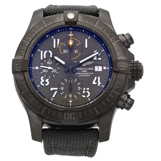 Breitling Avenger V13317 45mm DLC Titanium Watch