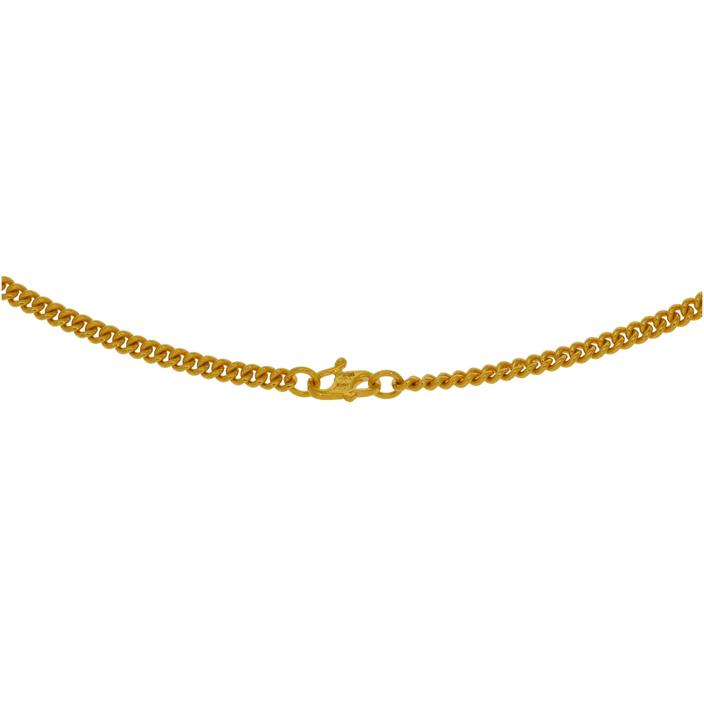22ct Gold Curb Chain 22"