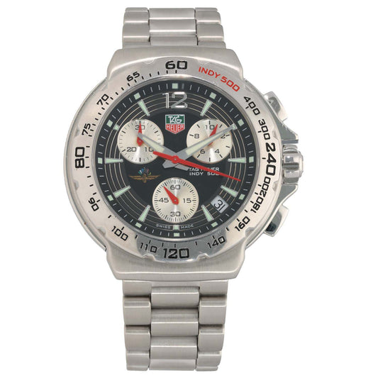 Tag Heuer Formula 1 CAC111B-0 Indy 500 40mm Stainless Steel Watch