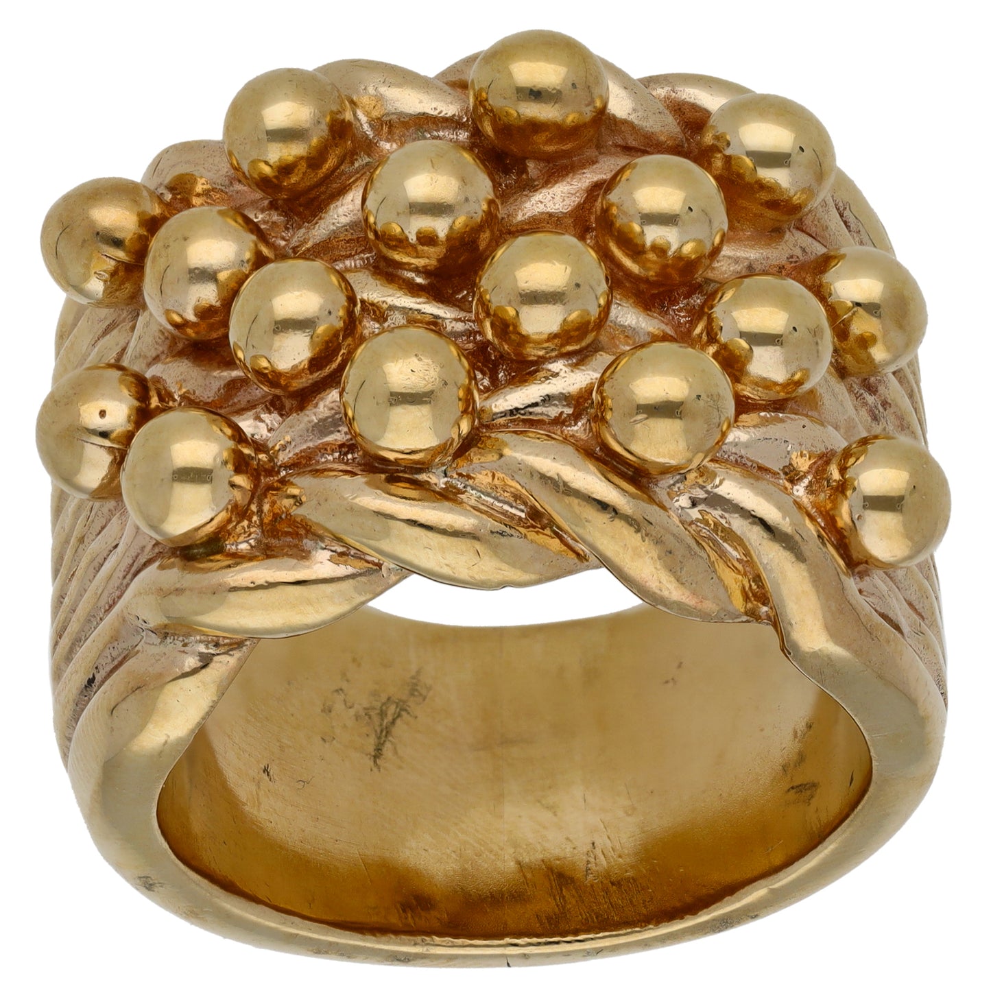 9ct Gold Keeper Ring Size Z+4