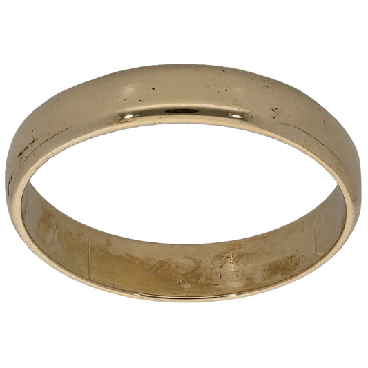 9ct Gold Plain Wedding Ring Size O