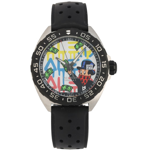 Tag Heuer Formula 1 Alec Monopoly WAZ1119 41mm Stainless Steel Watch