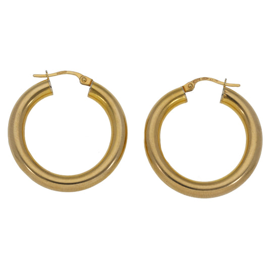 9ct Gold Hoop Earrings