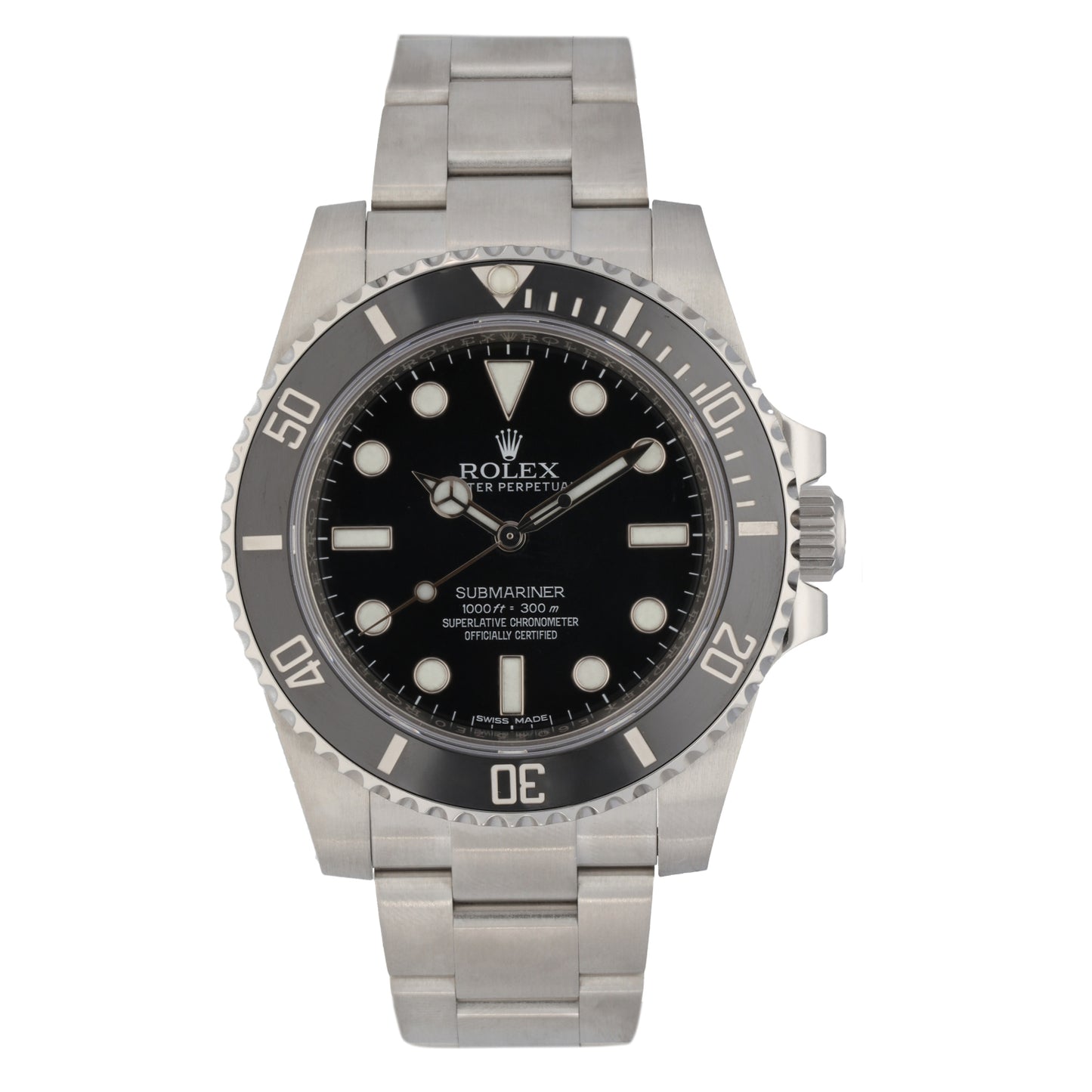 Rolex Submariner 114060 40mm Stainless Steel Watch