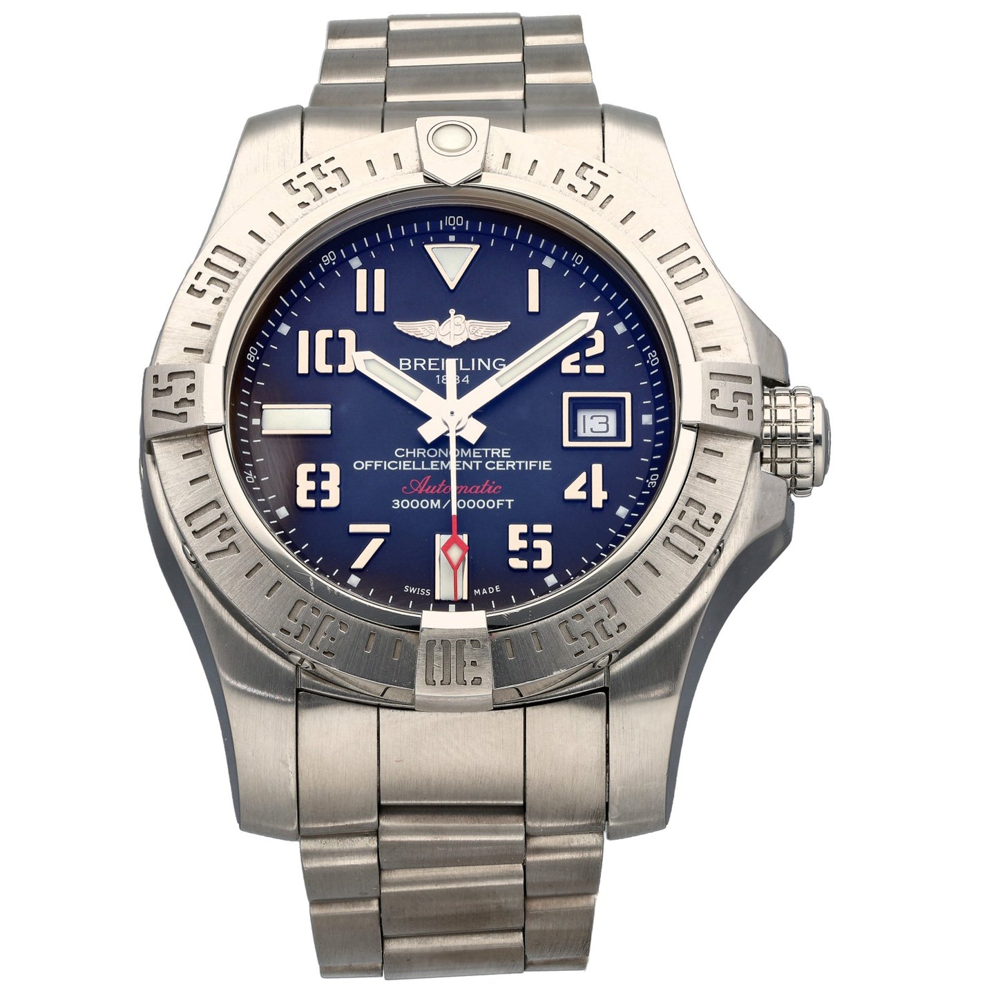 Breitling Avenger II Seawolf A17331 45mm Stainless Steel Watch
