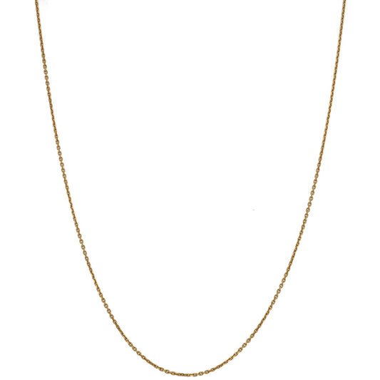 18ct Gold Curb Chain 18"