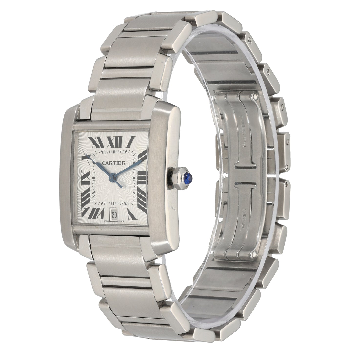 Cartier Tank Francaise 2302 28mm Stainless Steel Watch