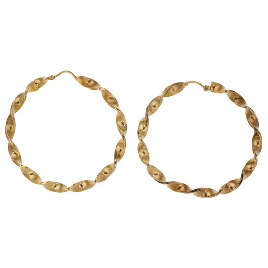 9ct Gold Hoop Earrings