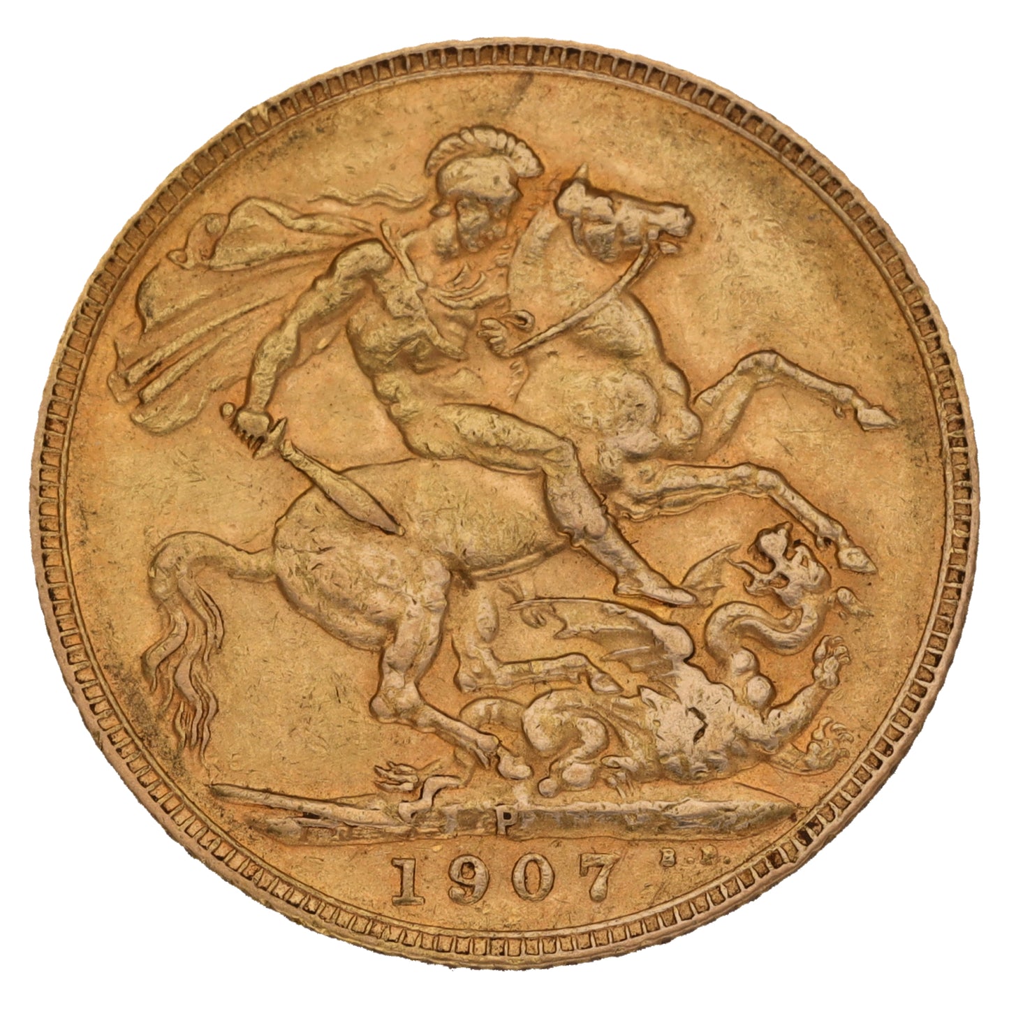 22ct Gold King Edward VII Full Sovereign Coin 1907
