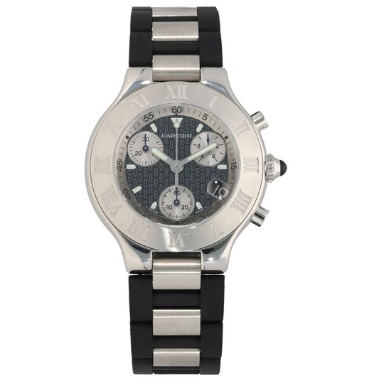 Cartier Must 21 W10125U2 38mm Stainless Steel Watch