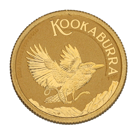 24ct Gold Australia Kookaburra 1/10 OZ Coin 2024