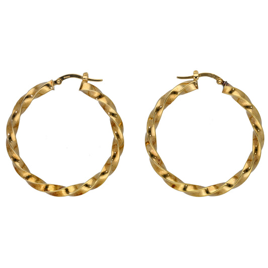 9ct Gold Hoop Earrings