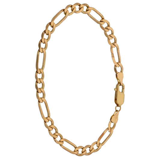 9ct Gold Figaro Bracelet