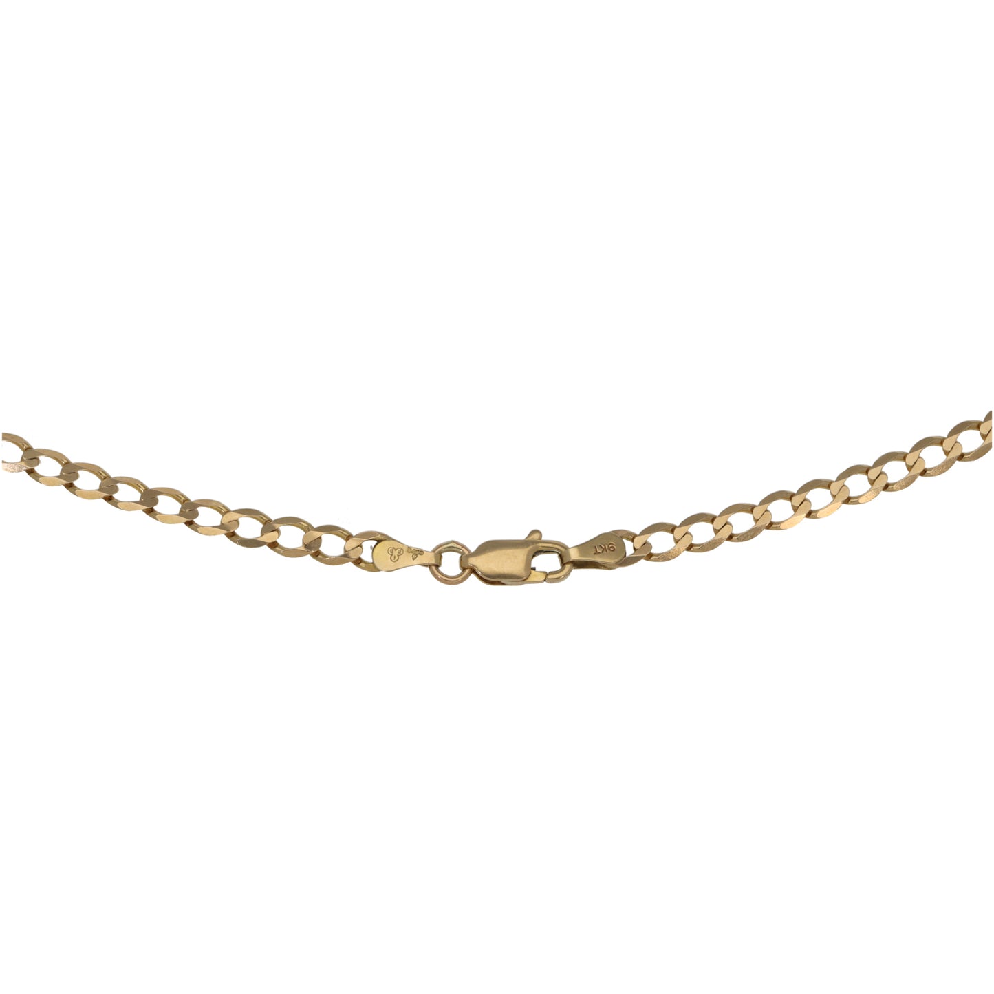 9ct Gold Curb Chain 20"