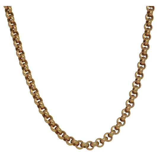 9ct Gold Belcher Chain 18"