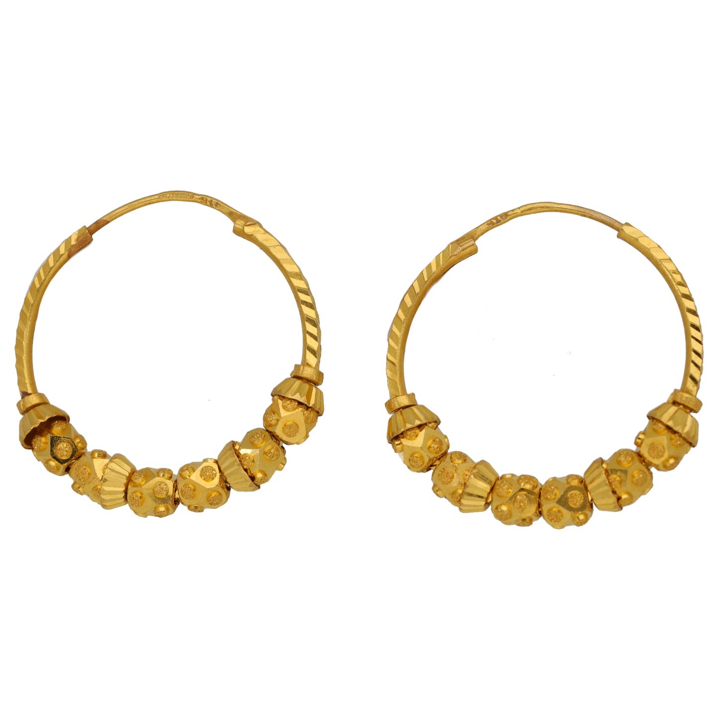 22ct Gold Hoop Earrings