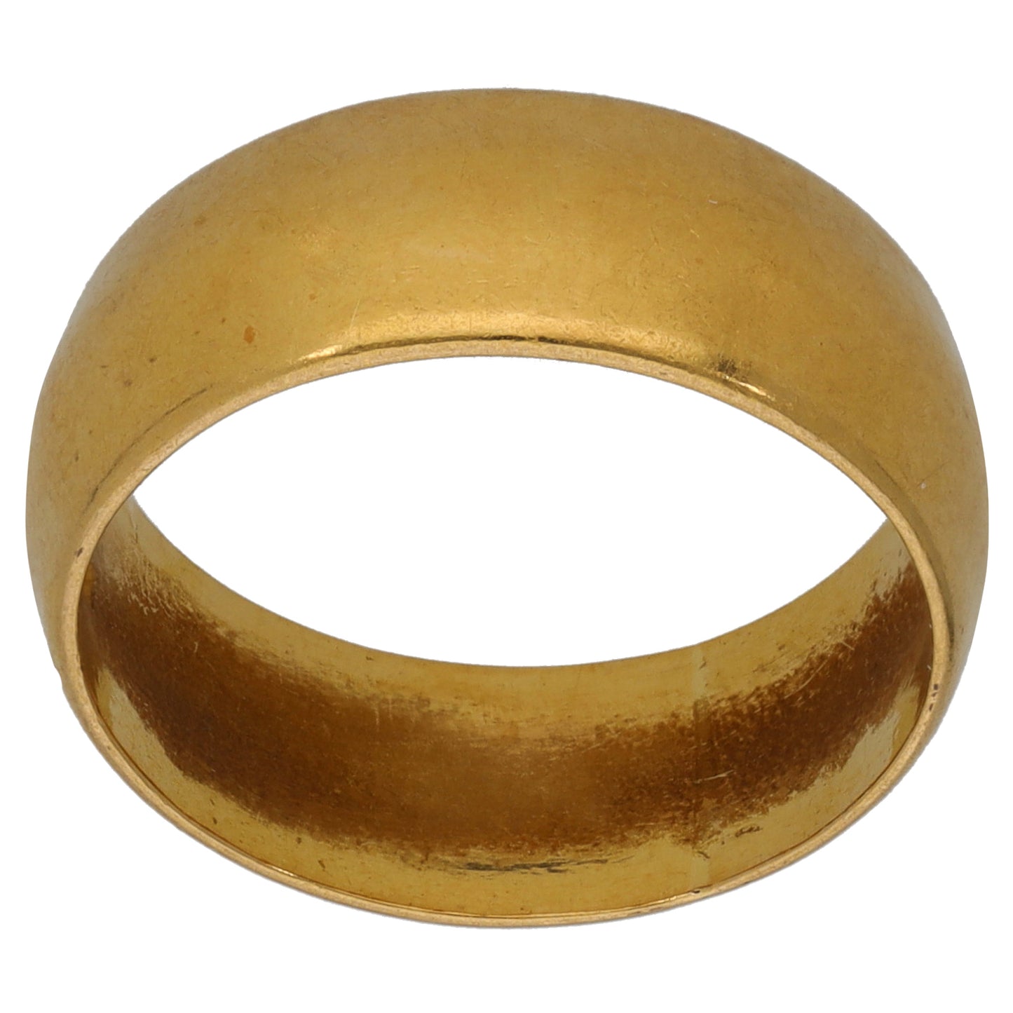 22ct Gold Plain Wedding Ring Size Q